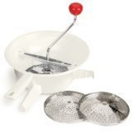 RSVP Endurance Classic Rotary Style Food Mill with 3 Stainless Steel Blades