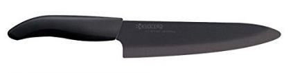 Kyocera Revolution Series 7-Inch Professional Chef’s Knife, Black Blade