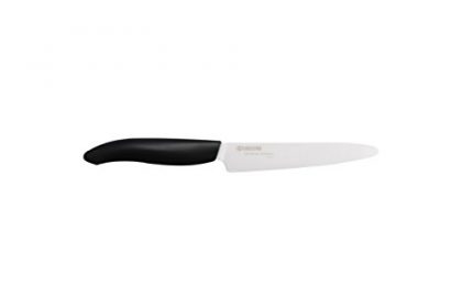 Kyocera Revolution Series 5-Inch Micro Serrated Utility Knife, White Blade