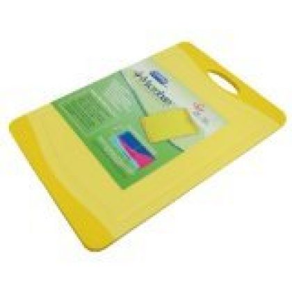 Microban Antimicrobial Cutting Board 14.5 by 10- Inch, Yellow