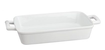 HIC Porcelain Lasagna Pan, White, 13 by 9 Inch