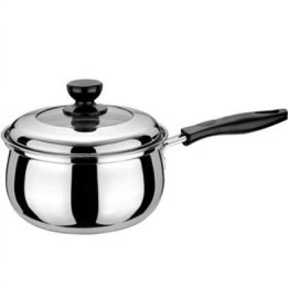 Handle Double Bottoms Stainless Steel Saucepans