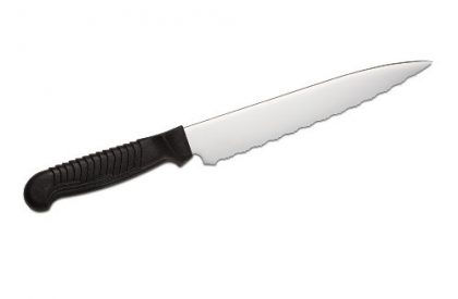 SPYDERCO Kitchen Utility SpyderEdge Knife, Black, 6.5-Inch