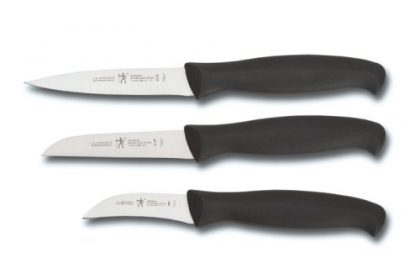 J.A. HENCKELS INTERNATIONAL Kitchen Elements 3-pc Paring Knife Set, Black