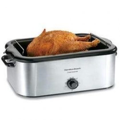 Hamilton Beach 32229 Electric Stainless Steel 22 Quart Counter-Top Roaster Oven