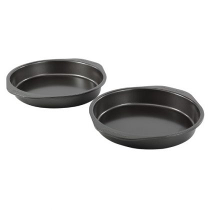 Baker’s Secret 98339 2-Piece Twin Pack Round Cake Pan, 8-Inch