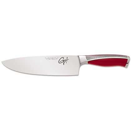 Guy Fieri Signature 8-Piece Sidetang Chef Knife Set (Red)