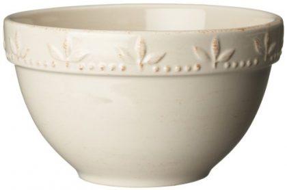 Signature Housewares Sorrento Collection 30-Ounce Utility Bowl, Ivory Antiqued Finish