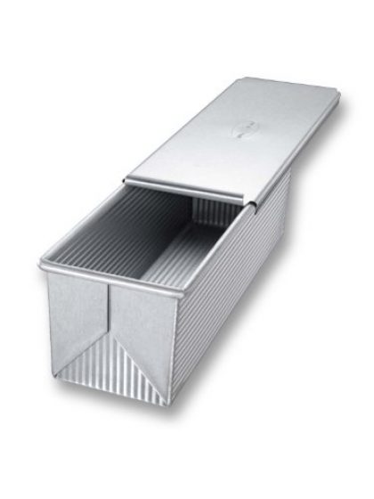 USA Pans 13 x 4 x 4 Inch Pullman, Aluminized Steel with Americoat