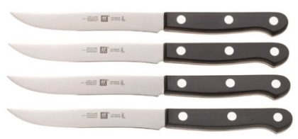 Zwilling J.A. Henckels Twin Gourmet High-Carbon Stainless Steel Steak Knives, Set of 4
