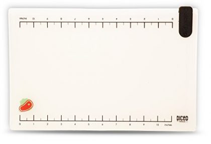 Premium Plastic Cutting Board Set – 13.5″ X 9″ Large Chopping Board with 2 Flexible Cutting Mats, Nonslip, Dishwasher Safe – Pearl White