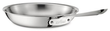 All-Clad 4112 Stainless Steel Tri-Ply Bonded Dishwasher Safe Fry Pan / Cookware, 12-Inch, Silver