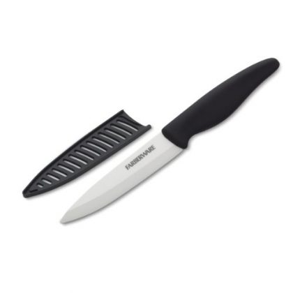 Farberware Ceramic 5-Inch Utility Knife with Plastic Blade Cover