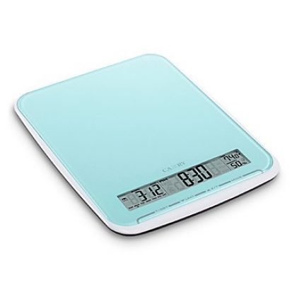 YF 10kg/22lb LCD Electronic Kitchen Scale with Alarm Timer and Thermometer(room temperature) and Touch Button