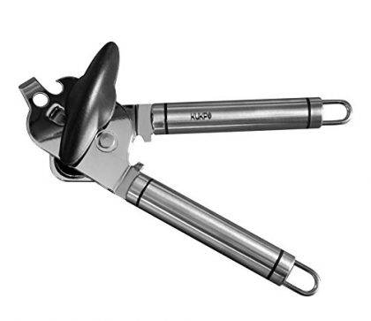 KUKPO Manual Kitchen Can Opener – High Quality Stainless Steel With Large Handle