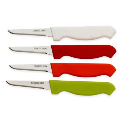 Farberware Classic Paring Knives (Mixed Colors, Set of 4)