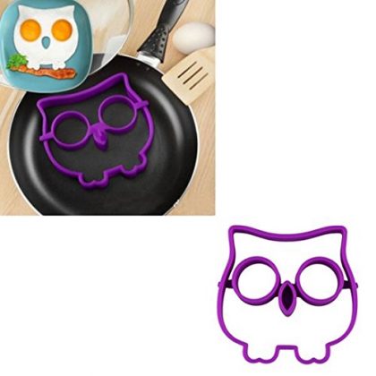 Owl Halloween Egg, Pancake or Cookie, Silicone Mold