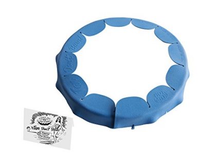 Talisman Designs Adjustable Ripple Pie Crust Shield, BPA-free Silcone, Royal Blue, Fits 8.5″ – 11.5″ Fluted Pie Dish