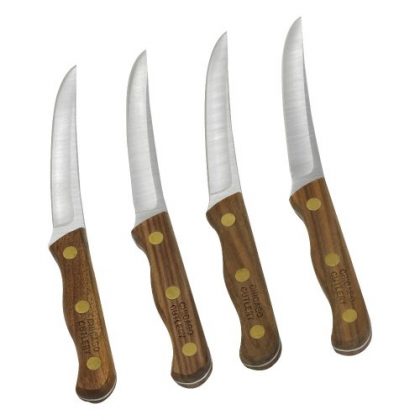 Chicago Cutlery #B144/1104670 4-Piece Walnut Tradition Steak Knife Set