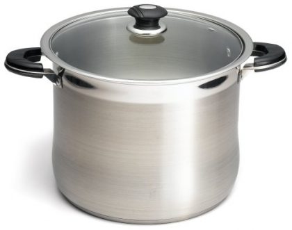 Prime Pacific 18/10 Stainless Steel 20 Quart Stock Pot With Glass Lid