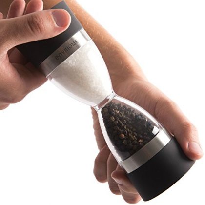 Pepper Grinder – Deluxe 2 in 1 Manual Salt and Pepper Mill Shaker With Ceramic Grinding Mechanism