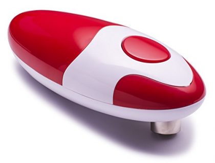 Chef’s Star Smooth Edge Automatic Electric Can Opener (Red)