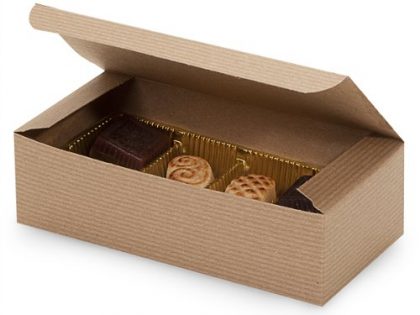Set of 25 – 1 lb. KRAFT TAN Candy Wedding Party Favor Boxes 7″ x 3-3/8″ x 2″