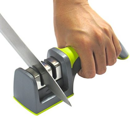 Kitchen Knife Sharpener – 2 Stage Sharpening System – 100% Unconditional Guarantee