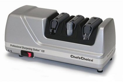 Chef’s Choice 130 Professional Knife-Sharpening Station, Platinum