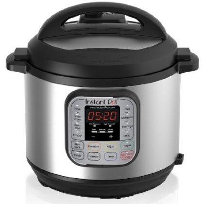 Instant Pot IP-DUO50 7-in-1 Programmable Pressure Cooker with Stainless Steel Cooking Pot and Exterior, 5Qt/900W, Latest 3rd Generation Technology