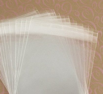 MyCraftSupplies 3 x 3 Inch Resealable Clear Cellophane Plastic Packaging Set of 100