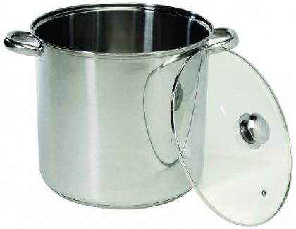 ExcelSteel 548 Stainless Steel Stockpot with Encapsulated Base, 8-Quart