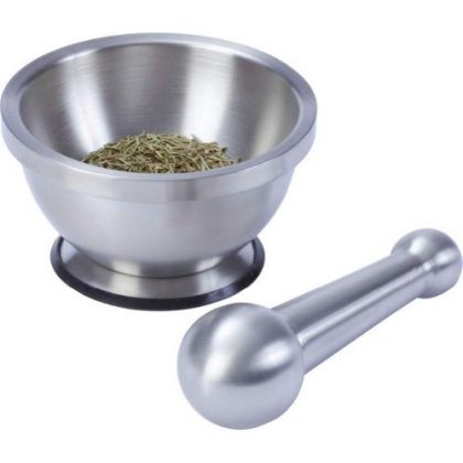 Maxam Stainless Steel Mortar And Pestle – KTHERB