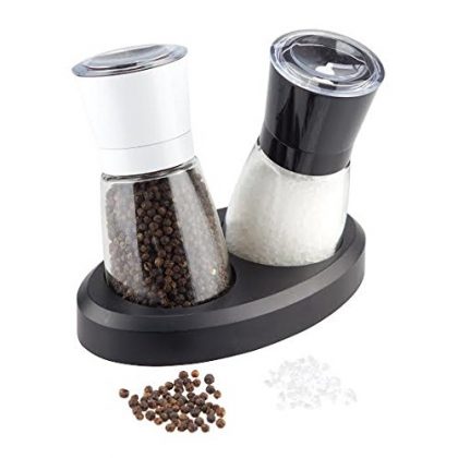IL Picco Salt and Pepper Grinder Set – Adjustable Coarse – Salt Mill and Pepper Grinder – Suitable for Sea Salt and Spices – Stunning Design