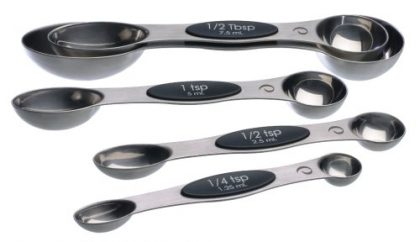 Prepworks from Progressive International GT-3469 Stainless Steel Magnetic Measuring Spoons, Set of 5