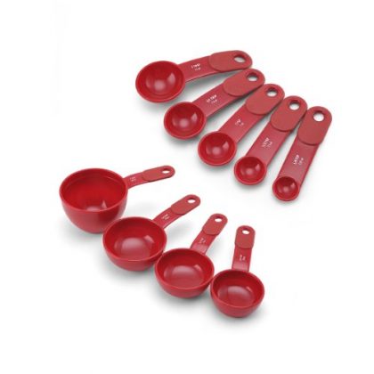 KitchenAid Measuring Cups and Spoons Set (Red)