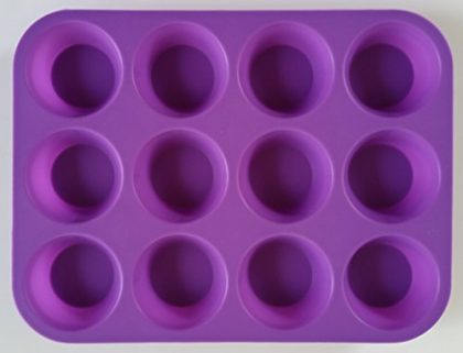 Cupcake Muffin & Quiche Pan, 100% Food Grade Premium NonStick Silicone, for Greater Baking Enjoyment