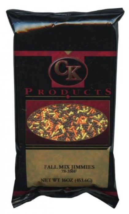 CK Products 16 Ounce Jimmies/Sprinkles Bag, Fall Mix