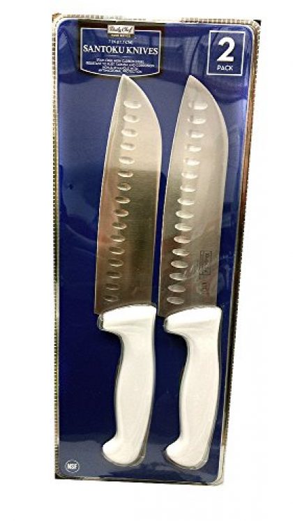 Santoku Knives Commercial Grade NSF Certified – 2 pk.