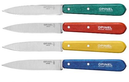 Opinel No 112 Colored Paring Knife Set