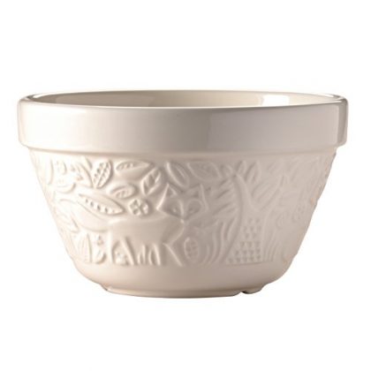 Mason Cash In The Forest Fox Steam Bowl (British Term – Pudding Basin), Cream, 0.95-Quart, 6-1/4 by 6-1/4 by 3-1/2 Inches