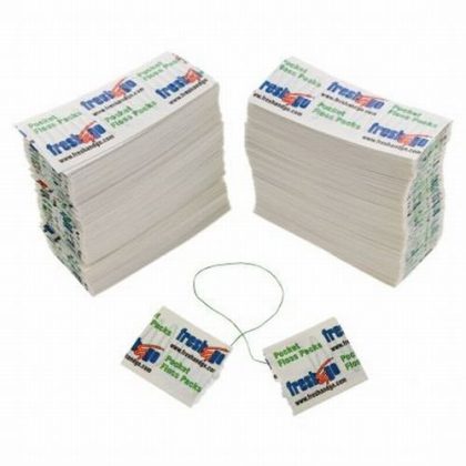 240 Pocket Dental Floss Packs Individually Wrapped Single Use Travel Waxed Mint