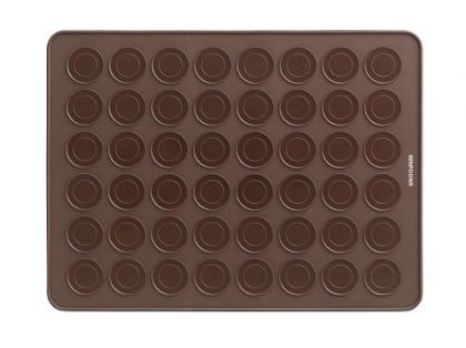 1 X Silicone Macaron macaroon Baking Sheet Mat Muffin DIY Chocolate Cookie Mould Mode – 48 Capacity