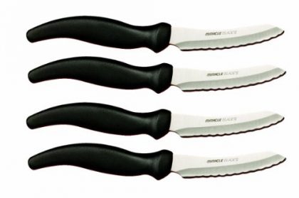MIRACLE BLADE FOUR STEAK KNIVES (4 steak knives)