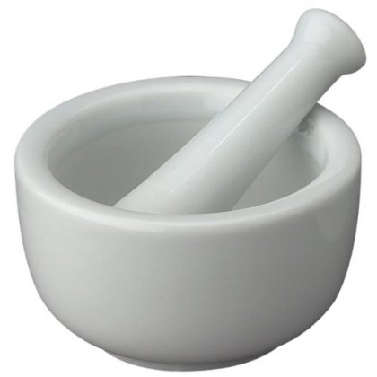 HIC Porcelain Mortar and Pestle 2.5-inch