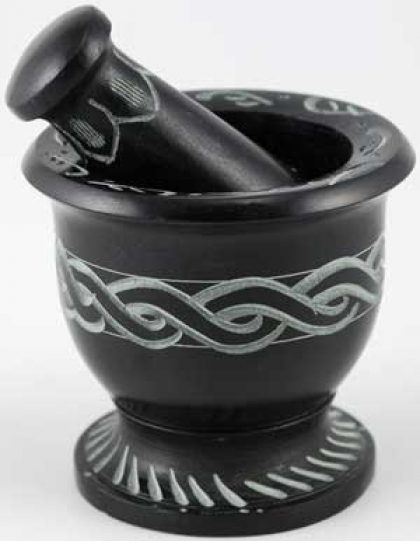 New Age Celtic Knot Mortar and Pestle Set (LMS41) –