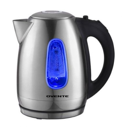 Ovente KS96S Stainless Steel Cordless Electric Kettle, 1.7-Liter, Brushed