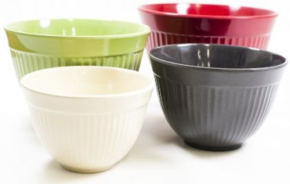 Natural Home MOBOO 4-Piece Stacking and Nesting Mixing Bowls