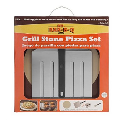 Mr. Bar-B-Q 06187X Grill Stone Pizza Set