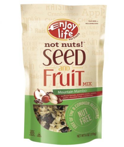 Enjoy Life not nuts! Mountain Mambo Seed and Fruit Mix, Gluten, Dairy & Nut Free,  6-Ounce Pouch (Pack of 6)